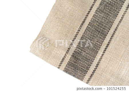 kitchen towel isolated on white background, close up 101524255