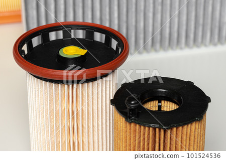 Auto filters close up. New parts for the car. Auto filters close up. New parts for the car. 101524536
