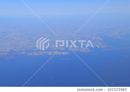 Aerial view of Tokyo metropolitan area Aerial view of Tokyo metropolitan area 101525965