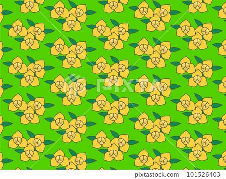 柬埔寨國花，Romduol 復古壁紙圖案 101526403