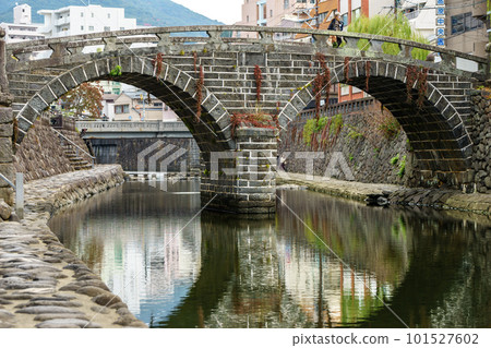 Spectacles Bridge Nagasaki City Tourist Destination Spectacles Bridge Nagasaki City Tourist Destination 101527602