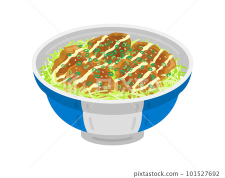 蛋黃醬炸雞碗的插圖 蛋黃醬炸雞碗的插圖 101527692