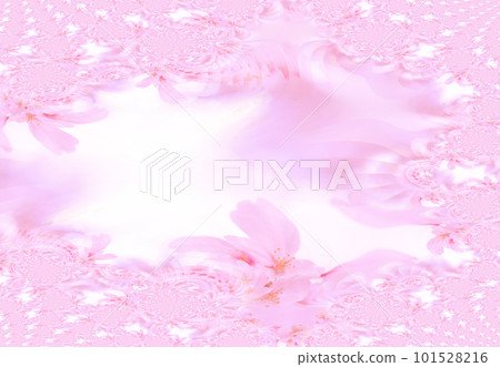 櫻花設計的分形形象 101528216