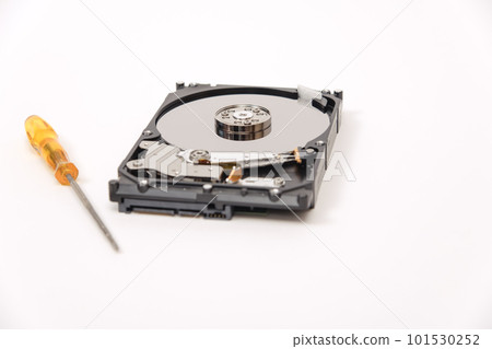 【用螺絲刀拆卸硬盤】 101530252