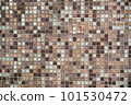 Brown temporary mosaic wall 101530472