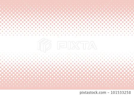 Decreasing polka dot text frame-pink/white 101533258