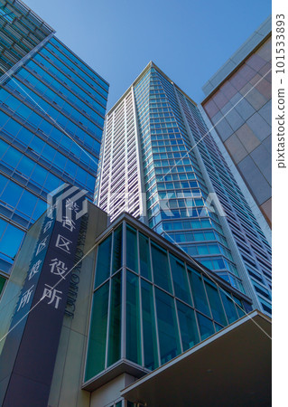 [Urban scenery of Tokyo] Urban scenery around Shibuya Udagawacho (Shibuya Ward Office) 101533893