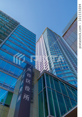 [Urban scenery of Tokyo] Urban scenery around Shibuya Udagawacho (Shibuya Ward Office) 101533894