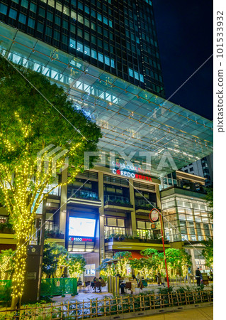 [東京的城市夜景]日本橋室町周邊的燈飾（COREDO室町Terrace） 101533932