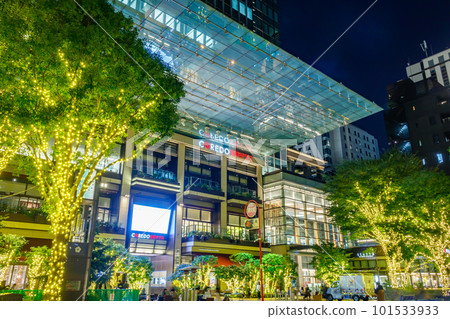 [東京的城市夜景]日本橋室町周邊的燈飾（COREDO室町Terrace） 101533933