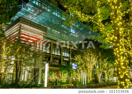 [東京的城市夜景]日本橋室町周邊的燈飾（COREDO室町Terrace） 101533936