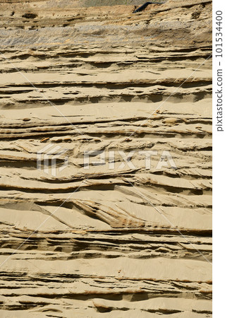 A cross section of scraped soil A cross section of scraped soil 101534400