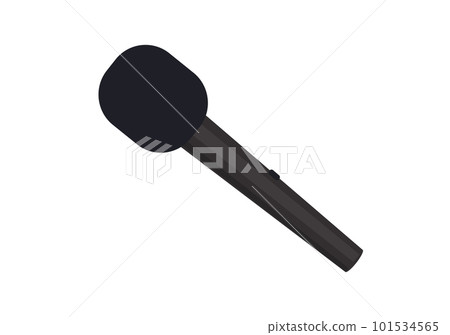 black wireless microphone on a white background vector graphics black wireless microphone on a white background vector graphics 101534565