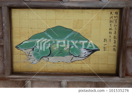 禮拜堂的天花板上畫著四處張望的烏龜 禮拜堂的天花板上畫著四處張望的烏龜 101535276