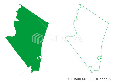 Conceicao da Barra municipality (Espirito Santo state, Municipalities of Brazil, Federative Republic of Brazil) map vector illustration, scribble sketch map Conceicao da Barra municipality (Espirito Santo state, Municipalities of Brazil, Federative Republic of Brazil) map vector illustration, scribble sketch map 101535600