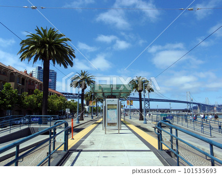 Brannan Light Rail Stop Brannan Light Rail Stop 101535693