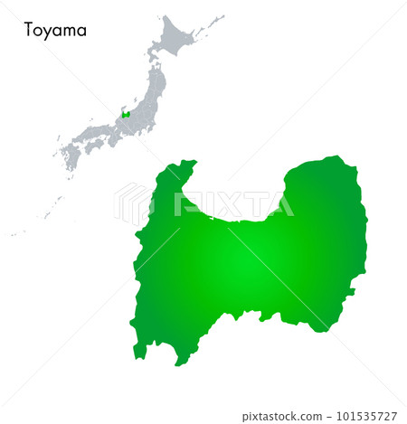 富山縣和日本列島地圖 富山縣和日本列島地圖 101535727