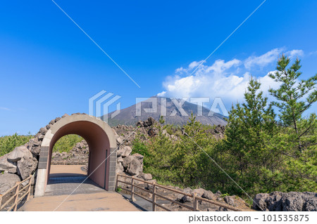 《鹿兒島縣》櫻島有村熔岩展望台/有村熔岩展望台的景色 101535875