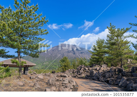 《鹿兒島縣》櫻島有村熔岩展望台/有村熔岩展望台的景色 101535877