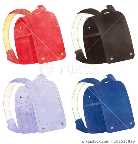 彩色書包的插圖集 101535939