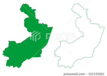 Nova Venecia municipality (Espirito Santo state, Municipalities of Brazil, Federative Republic of Brazil) map vector illustration, scribble sketch map Nova Venecia municipality (Espirito Santo state, Municipalities of Brazil, Federative Republic of Brazil) map vector illustration, scribble sketch map 101535981