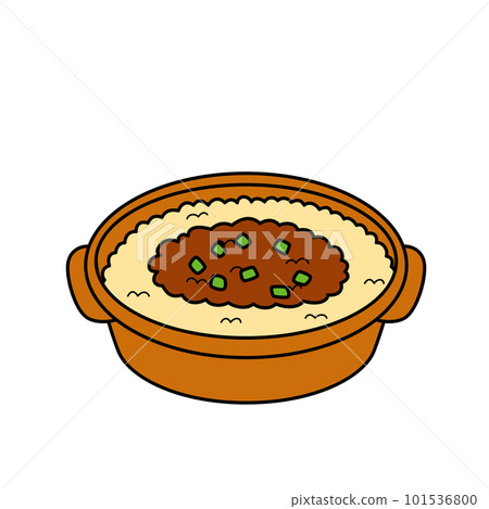 Illustration of a simple and cute doria white background vector with main line clip art 101536800