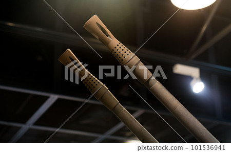 Double barreled heavy machine gun point 101536941