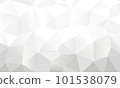 Abstract background, White Polygonal background. 101538079