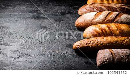 A variety of fragrant fresh bread. 101541552