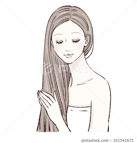 女人女孩女人頭髮人頭髮護理頭髮髮型時尚美容 101541671