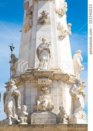 Budapest, Hungary Details of Holy Trinity column Budapest, Hungary Details of Holy Trinity column 101542013