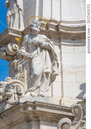 Budapest, Hungary Details of Holy Trinity column Budapest, Hungary Details of Holy Trinity column 101542015