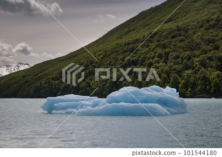 Glacier and clouds in Patagonia, Santa Cruz Province, Argentina. Glacier and clouds in Patagonia, Santa Cruz Province, Argentina. 101544180