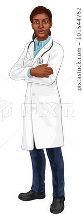 Black Woman Doctor Medical Healthcare Professional 101544752