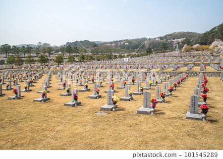 Seoul National Cemetery of Korean veterans in Seoul South Korea Seoul National Cemetery of Korean veterans in Seoul South Korea 101545289