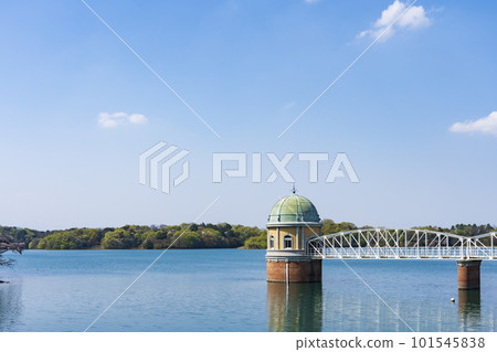 Lake Tama (Murayama Reservoir) First Intake Tower 101545838