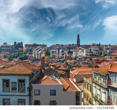 Porto city top view (Potugal). Porto city top view (Potugal). 101546496