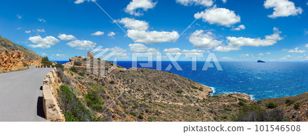 Summer sea coast landscape (Spain). 101546508