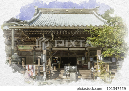 Watercolor-style Miyajima Daisho-in Temple Kannon Hall, Hatsukaichi City, Hiroshima Prefecture Watercolor-style Miyajima Daisho-in Temple Kannon Hall, Hatsukaichi City, Hiroshima Prefecture 101547559