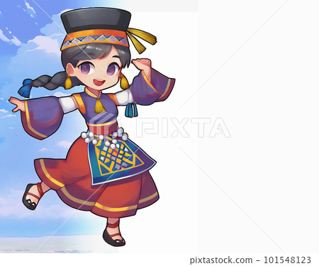 可愛的民族服裝少女留言板 101548123