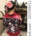 Rear view of the kimono 101548411