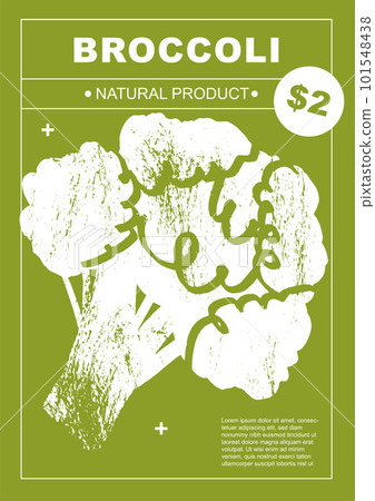 broccoli, vegetable, vector 101548438