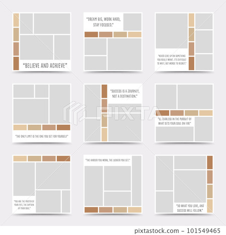 Moodboard template. Photo collage layout. Minimalist Moodboard. Moodboard template. Photo collage layout. Minimalist Moodboard. 101549465