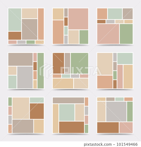 Moodboard template. Photo collage layout. Minimalist Moodboard. Moodboard template. Photo collage layout. Minimalist Moodboard. 101549466