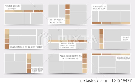 Moodboard template. Photo collage layout. Minimalist Moodboard. Moodboard template. Photo collage layout. Minimalist Moodboard. 101549477