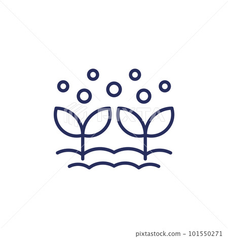 fertilizer icon, agriculture and farming line art fertilizer icon, agriculture and farming line art 101550271