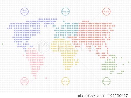 世界地圖插圖：虛線大陸 101550467