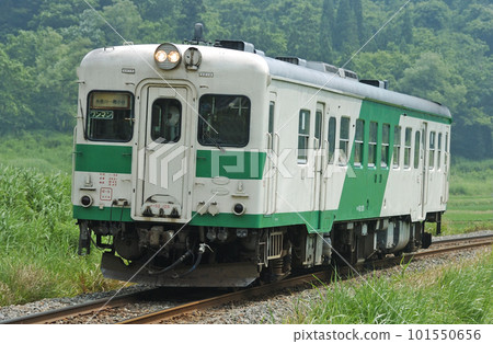 大糸線久引大野～姬川 JR西口木波52-125（系魚川） 101550656
