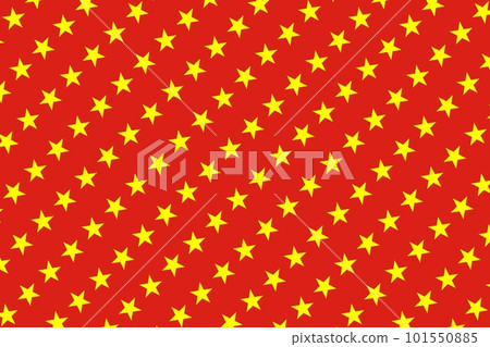 Geometric pattern in the colors of the national flag of Vietnam. The colors of Vietnam. 101550885