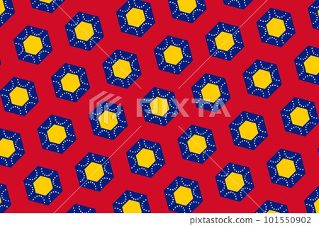 Geometric pattern in the colors of the national flag of Venezuela. The colors of Venezuela. Geometric pattern in the colors of the national flag of Venezuela. The colors of Venezuela. 101550902